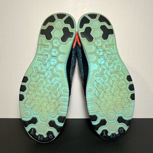 Womens NIKE Free TR Fit 5.0 Teal Blue Running Shoes / Size 9.5 - Picture 7 of 8